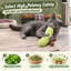 Lot de 2 jouets en peluche à l'herbe à chat en forme de fruits, utilisant un format de coussin à mâcher froissé pour un jeu interactif ; 22 évaluations mondiales.