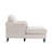 43.3" Chaise Lounge Chair Indoor With 2 Pillows Upholstered Chenille Single Chair For Living Room, Bedroom, Office-114237591