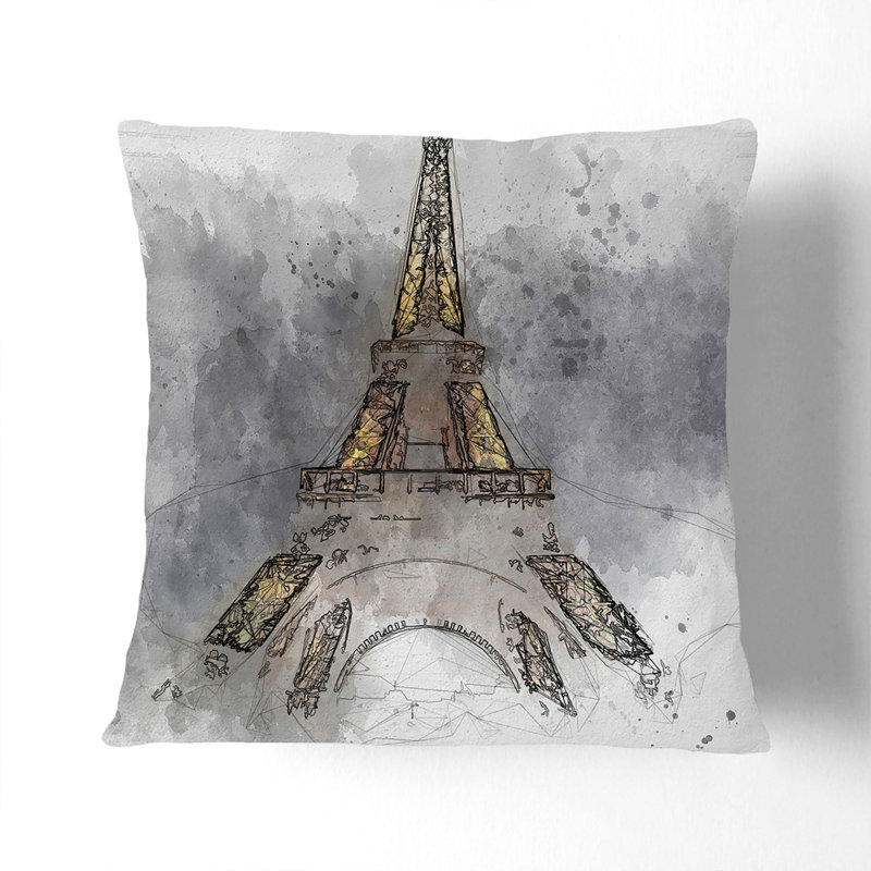 Square Throw Cushion, 40cm H x 40cm W x 15cm D, Stone