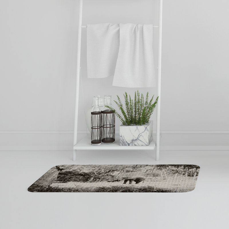 Perrin Memory Foam Non-Slip Bath Mat