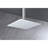 Stainless Steel Bathroom Rainfall Shower Head - High , Water Saving, Self-cleaning, 12x12 In, White With Self-cleaning And Saving Feature Steel, Grace-118768069