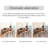 Dark Walnut Rectangular Solid Wood desks-107654064