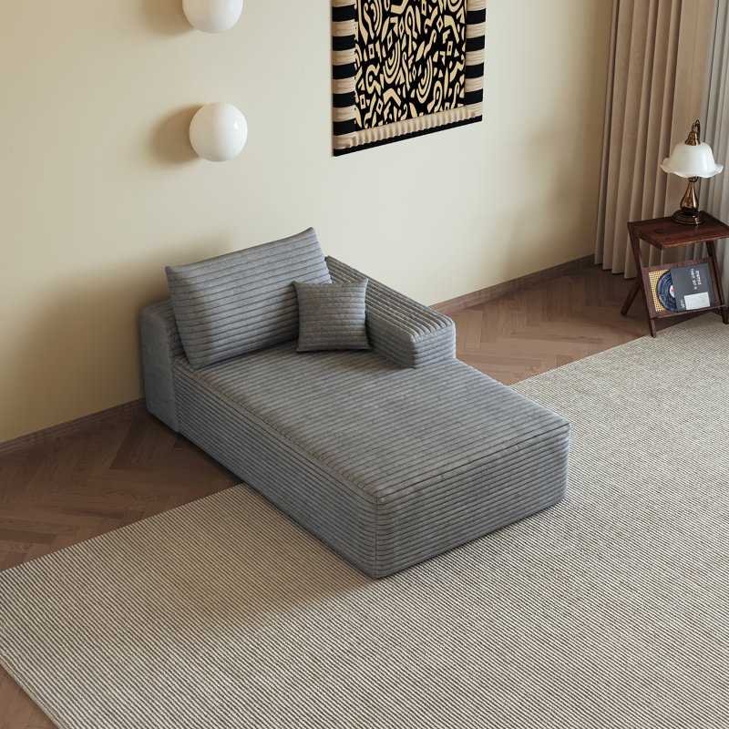 Y165-R-SLEEPER-GREY canapé-lit droit gris, Gris