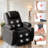 Luxury Massage Sofa Recliner Chair - 8-Point Kneading/Widened Backrest/Double Cup Rest/Elderly Assistance to Lift, 160° Flat Lying + Multi-Layer Storage, Dual-Purpose Living Room and Bedroom electrically adjustable chair-399459199