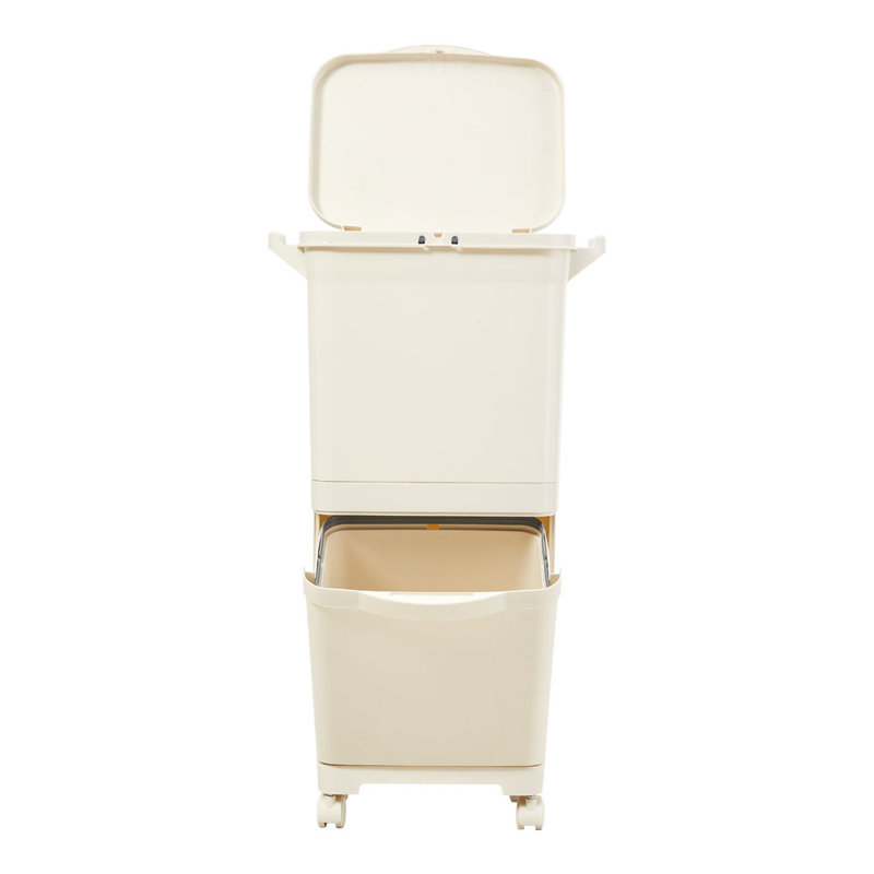 PP Manual Lift Waste Bin - 38L