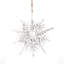 Élégant cintre en flocon de neige en fer avec boules suspendues décoratives, ensemble de 6, parfait pour les décorations d'arbre de Noël festif et de fêtes