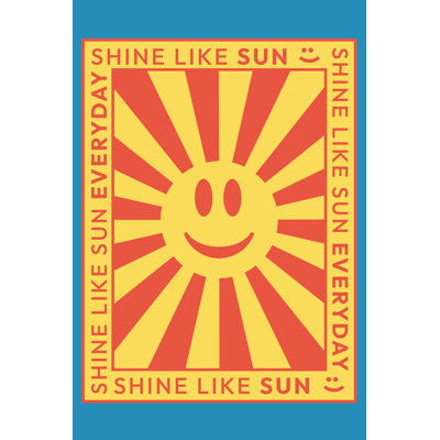 Sunshine Retro Placard.