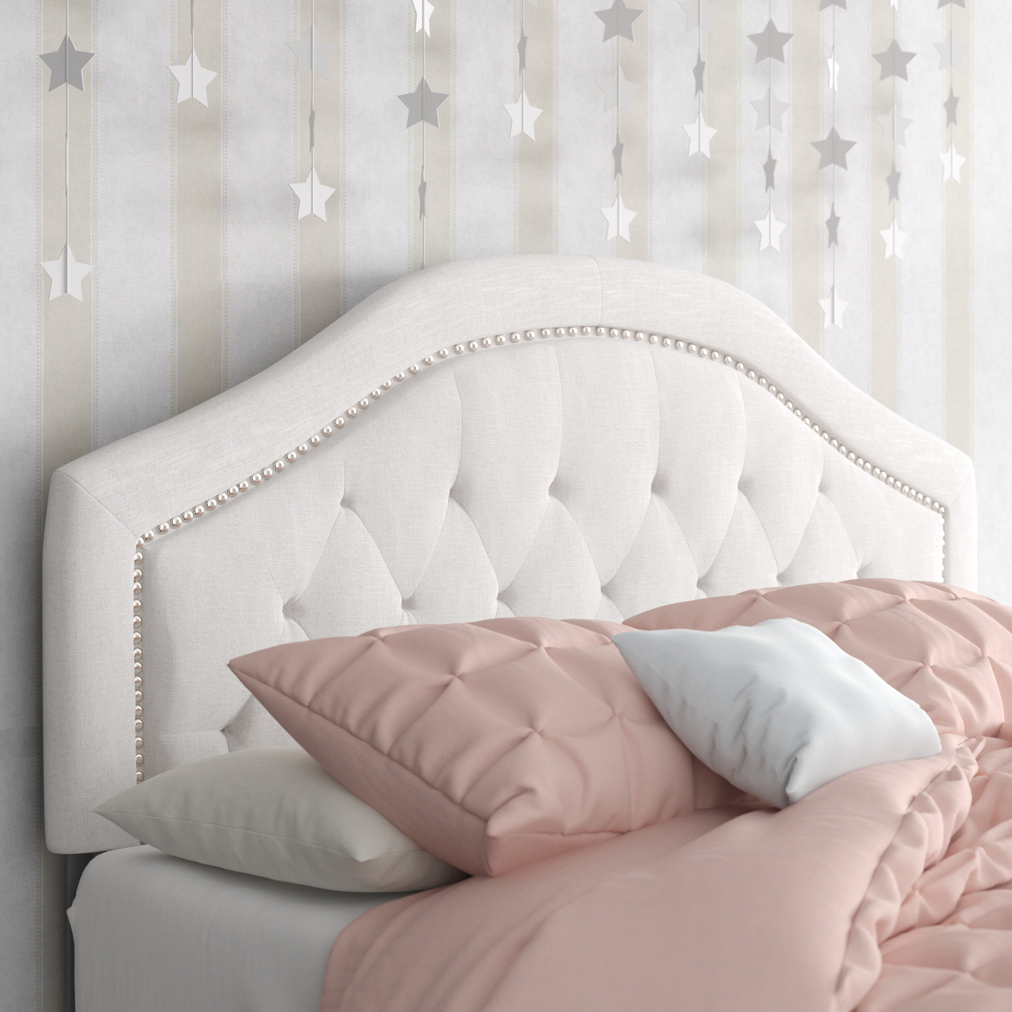 White full on sale size headboard