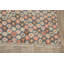 Tapis décoratif de laine de noué à la main Ivoire orange marocain de conception unique 10 pi 4 po x 14 pi 0 po New Age