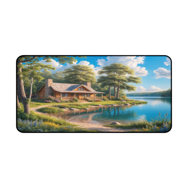 Polyester Desk Pad, 31.5x15.5