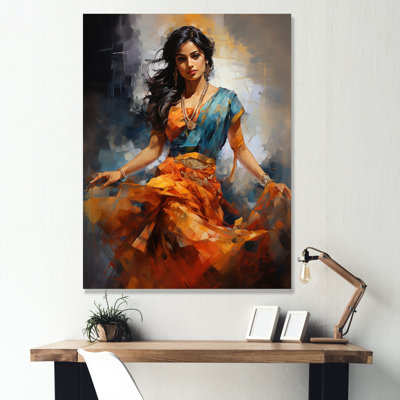 Art indien Bharatanatyam Pose Dancing III - Art mural indien