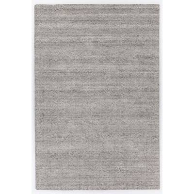Caylee Authentic Hand-Woven Gray Viscose Area Rug