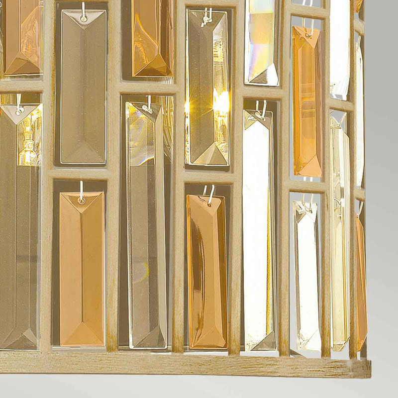 Ernberg Flush Mounted Sconce, Silver