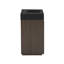 Meuble-lavabo de 36 po en chêne fumé avec lavabo à quartz, grand rangement, conception moderne autoportante, sans drain ni robinet, KD