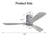 Nicola 52" 3-Blade Ceiling Fan-1789334594