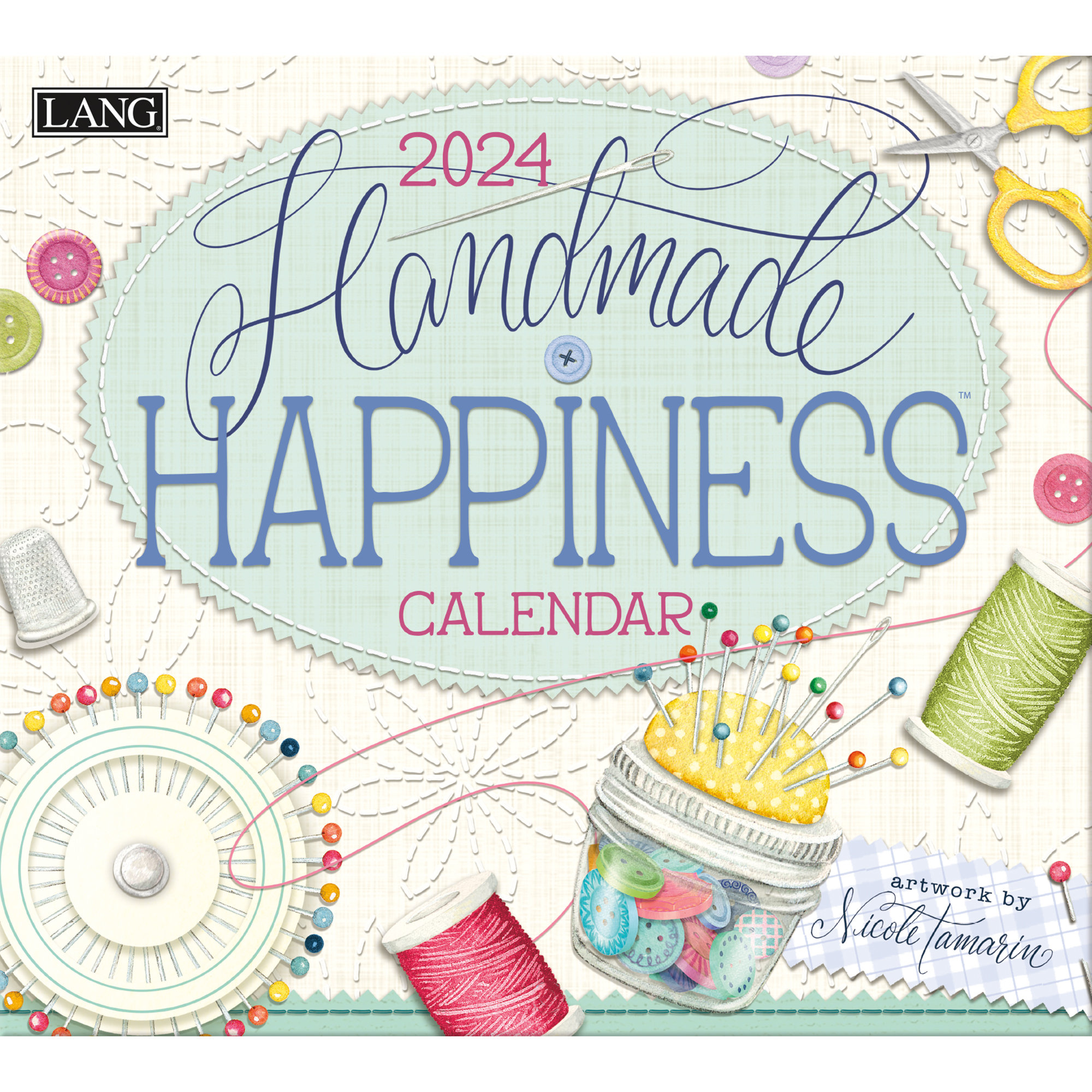 Lang Handmade Happiness 2024 Wall Calendar | Wayfair