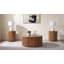 Ensemble de 3 tables basses et tables de bout Coffey brun clair-25856298