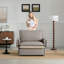 Fauteuil d'appoint simple de style moderne