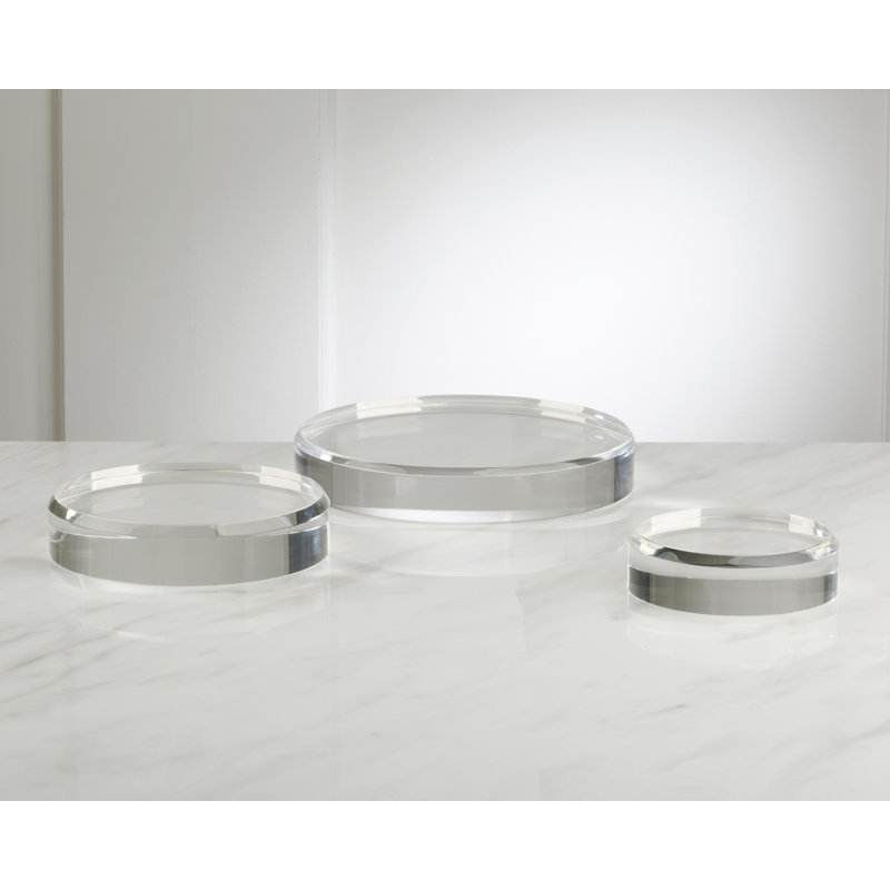 Round Acrylic Risers - Set of 3