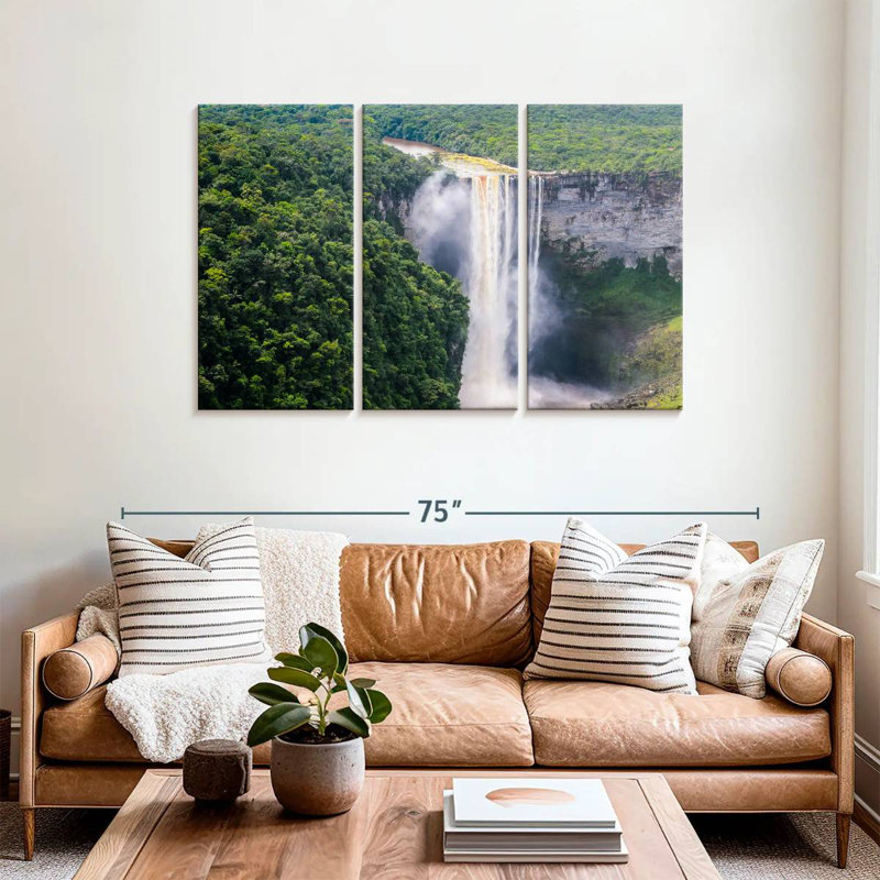 Alvord Kaieteur Falls, H 36 po x l 57 po