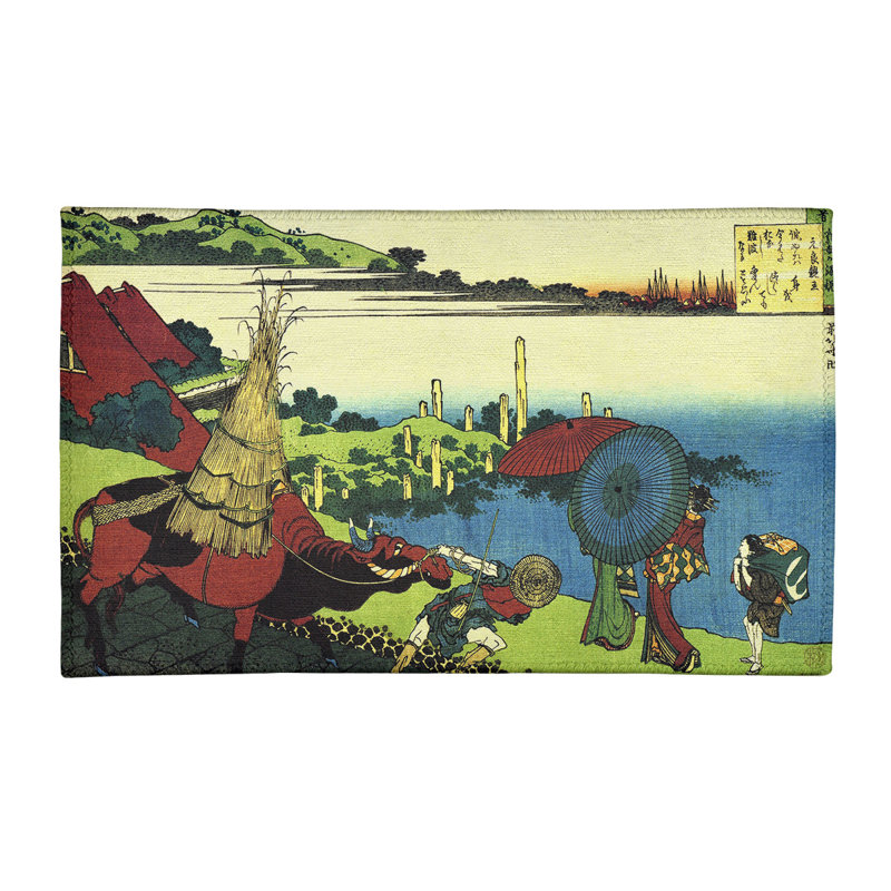 Tapis de la surface verte/rouge river farm, Rectangle 2 pi x 3 pi