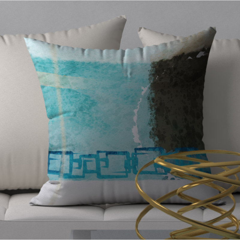 Housse de coussin carrée/insert, 18" x 18"