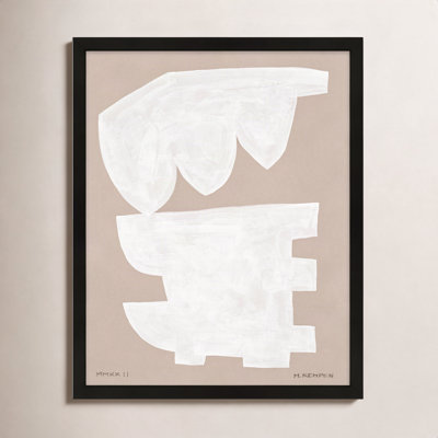 Gallman "Modules in White 1" Painting