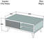 Table basse avec rangement Delma