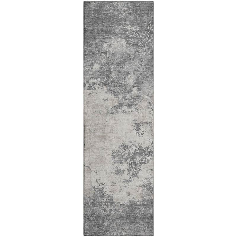 Premium Machine Washable Diskin AMF1027 Modern Rug, Runner 2'3" x 7'6"