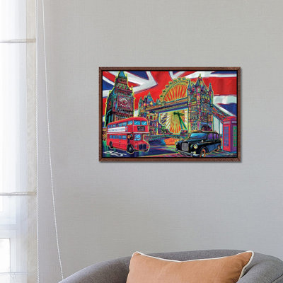 London Pop Art by P.D. Moreno - Print on Canvas