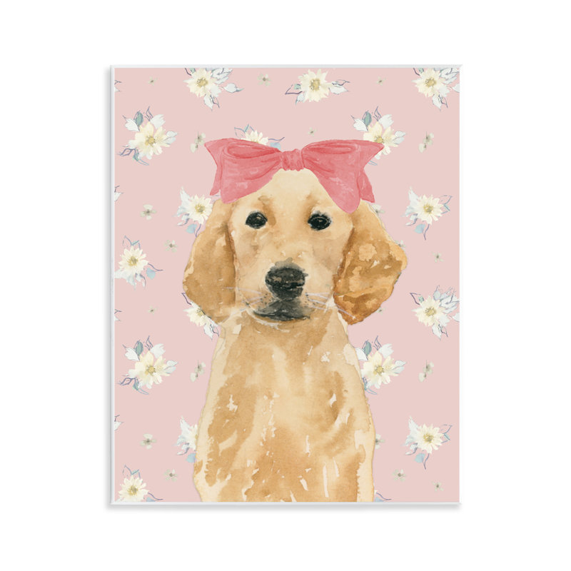 Plaque murale «Photo Ready Retriever», conception par Lucille Price
