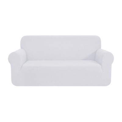 One Piece Box Cushion Sofa Slipcover