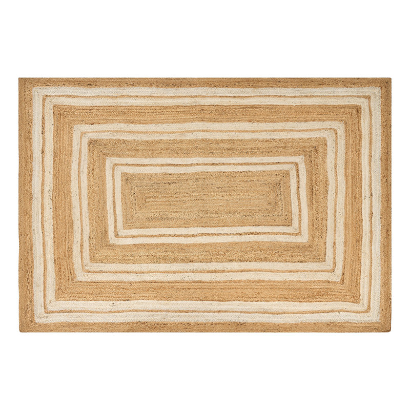Buch Hand Woven Beige Indoor Rug, Rectangle 160 x 230cm