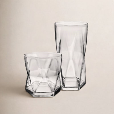 Rhombus Drinking Glass