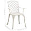 Ensemble bistro rond en aluminium 2 personnes Robbyn-429555966