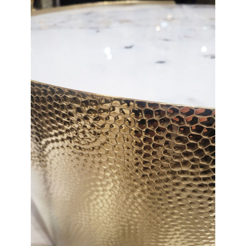 Atalee Abstract Coffee Table, 42cm H x 90cm W x 90cm D
