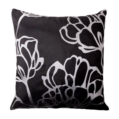 Floral Square Cushion Cover
