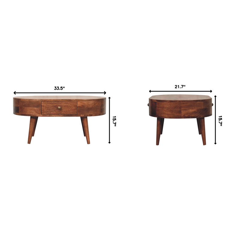 California Walnut Rounded Gardia, Noyer