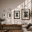 Bauhaus Exhibition 1919 Geometric - Framed Print-2097806880-2097806881