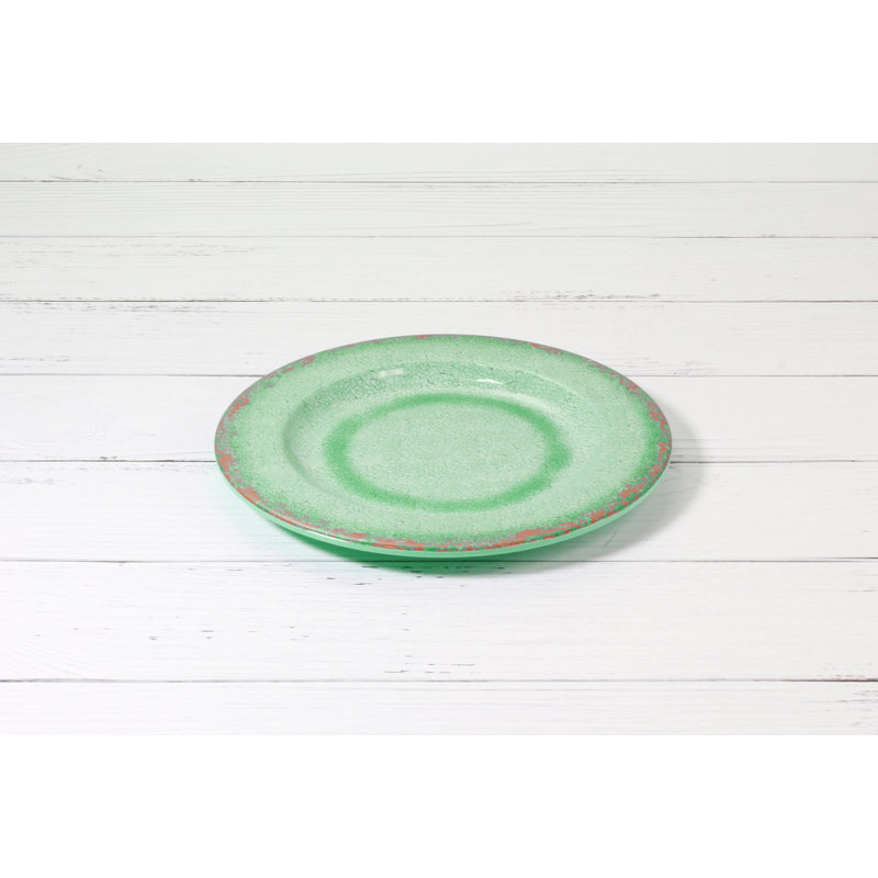 Casablanca 23cm Melamine Salad Plate, Green
