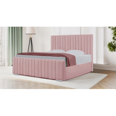 Auburta Upholstered Velvet Bed