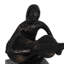 9 et 10 et 11 "Aston Musiciens, noir, sculptures élégantes, noir, ensemble de 3 - 5" x 6 "x 11"