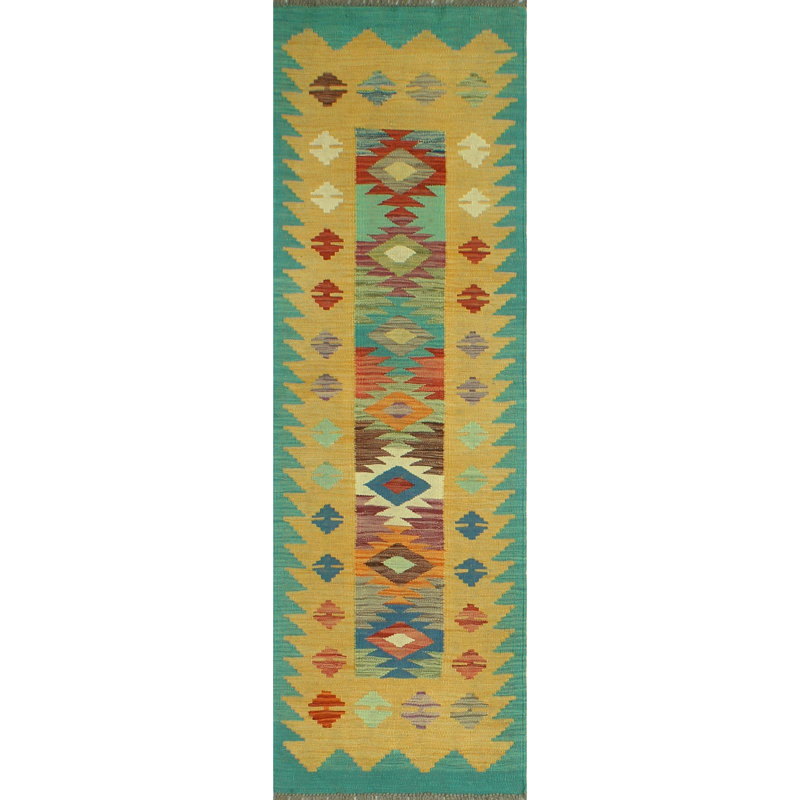 Bobbee Wool Geometric Indoor Rug
