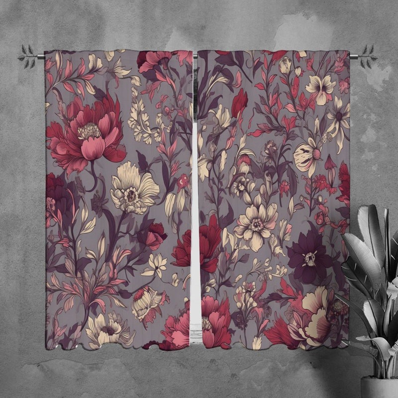 Houtz Room Darkening Curtain Pair, 40" W x 61" L