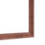Miroir mural rectangulaire surdimensionné de 60 po x 30 po avec cadre en noyer, cadre en aluminium pour la chambre à coucher, entrée, salle de bain, salon, installation facile et rapide-732337966-732337938