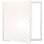 Panneau d'accès pour cloison sèche et plafond, panneaux d'accès de plomberie 24 po x 24 po, porte d'accès renforcée, couvercle de trou mural en acier robuste, panneau à charnière amovible facile à installer pour le câblage et les câbles, argent
