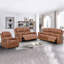 Ensemble de salon inclinable en similicuir 2 pièces Chesa-2088412331