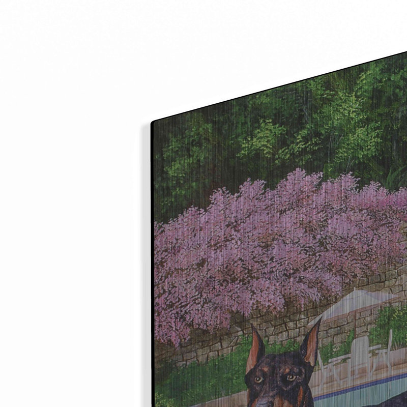 «Lark Manor ™» 00043-2 »par Eduardo Camoes, art mural en métal, H 36 po x l 36 po