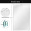 Jarrell Metal Flat Wall Mirror-970526436