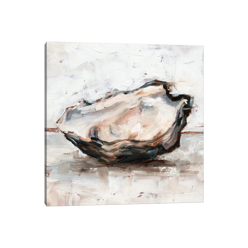 Oyster Study I - Wrapped Canvas Painting, 93.98 cm H x 93.98 cm W x 3.175 cm D